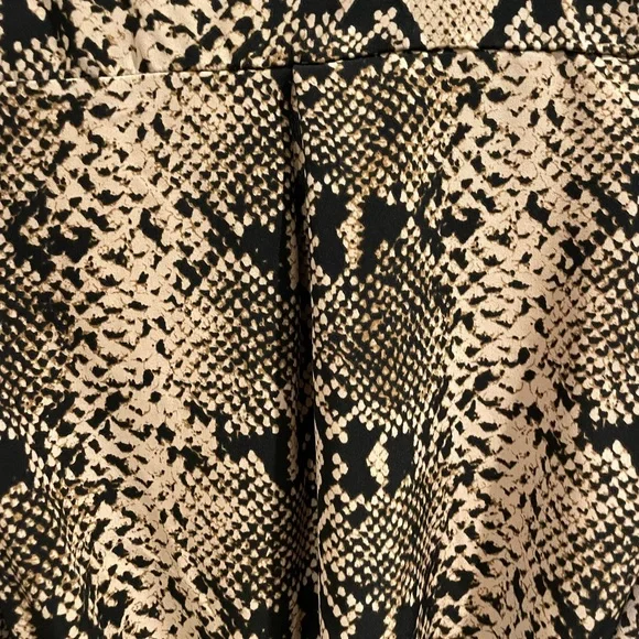 WD.NY Snakeskin Printed Button down Dress - sz S. - Picture 4 of 4